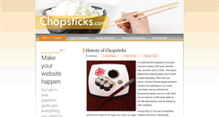 Desktop Screenshot of chopsticks.com